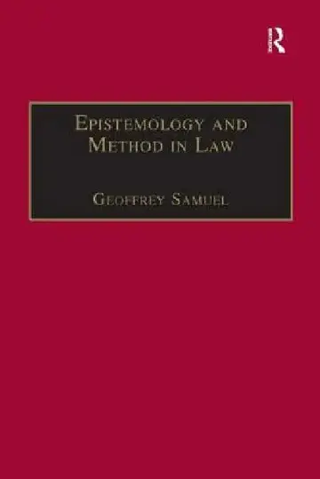 Cover of Epistemology and Method in Law