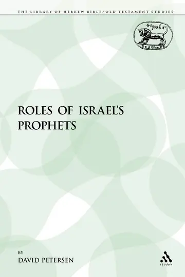 Cover of Roles of Israel's Prophets