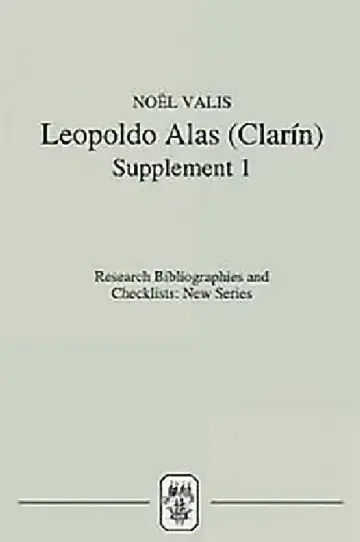 Cover of Leopoldo Alas [Clarín]