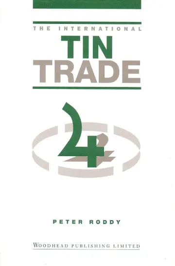 Cover of The International Tin Trade
