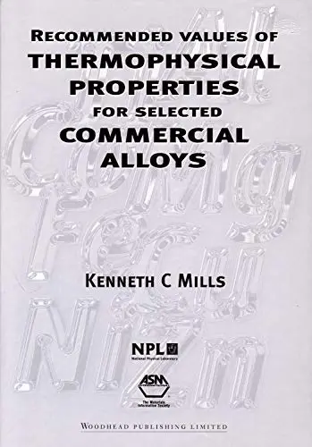 Cover of Recommended Values of Thermophysical Properties for Selected Commercial Alloys
