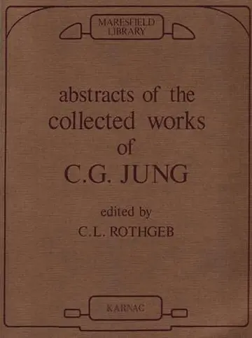 Cover of Abstracts of the Collected Works of C.G. Jung