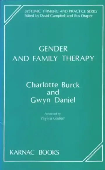 Cover of Gender and Family Therapy