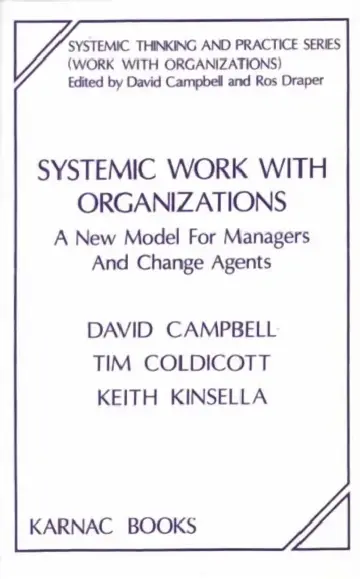 Cover of Systemic Work with Organizations