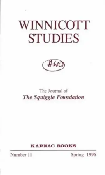 Cover of Winnicott Studies