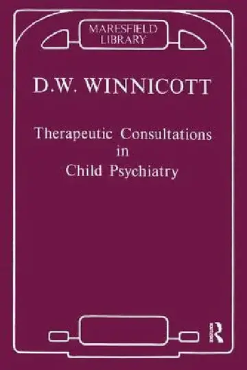 Cover of Therapeutic Consultations in Child Psychiatry