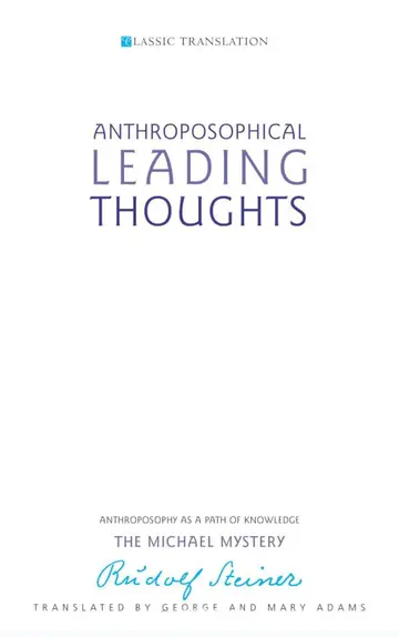 Cover of Anthroposophical Leading Thoughts