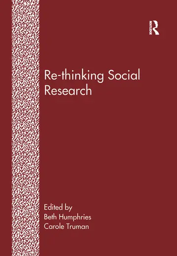 Cover of Re-Thinking Social Research