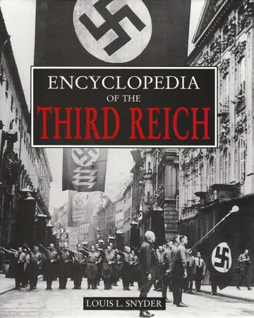 Cover of Encyclopedia of the Third Reich