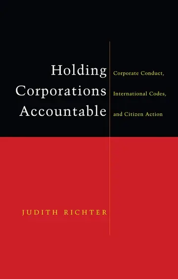 Cover of Holding Corporations Accountable