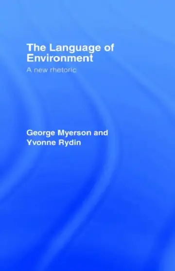 Cover of The Language Of Environment