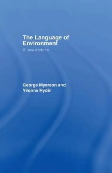 Cover of The Language Of Environment