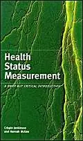 Cover of Health Status Measurement