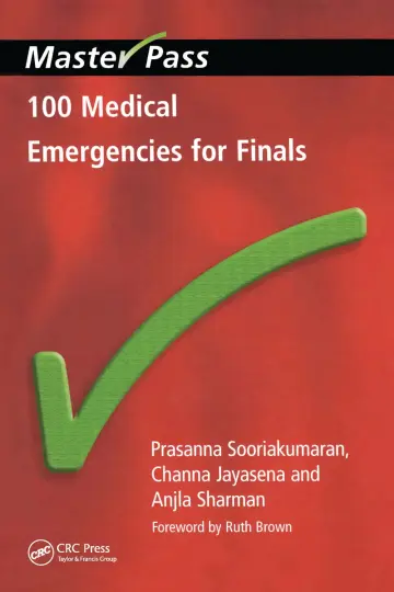 Cover of 100 Medical Emergencies for Finals