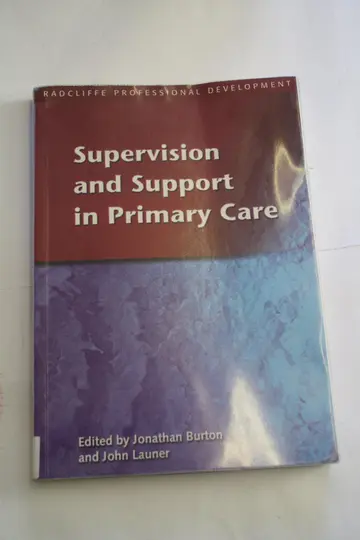 Cover of Supervision and Support in Primary Care