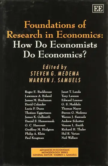 Cover of Foundations of Research in Economics