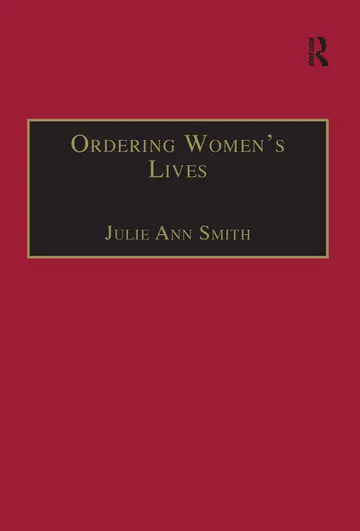 Cover of Ordering Women's Lives