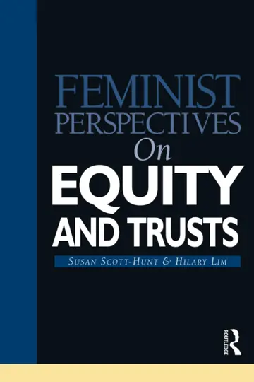 Cover of Feminist Perspectives on Equity & Trusts