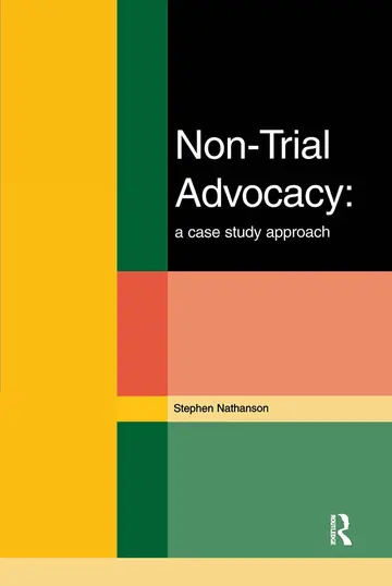 Cover of Non-Trial Advocacy