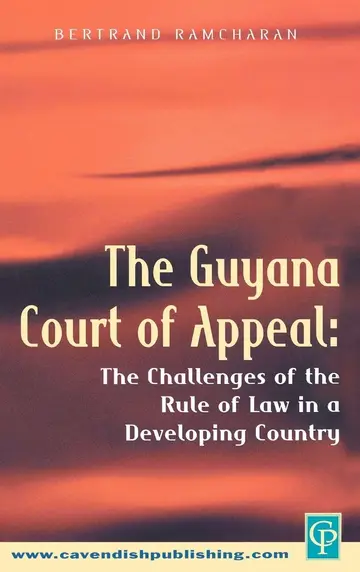 Cover of The Guyana Court of Appeal