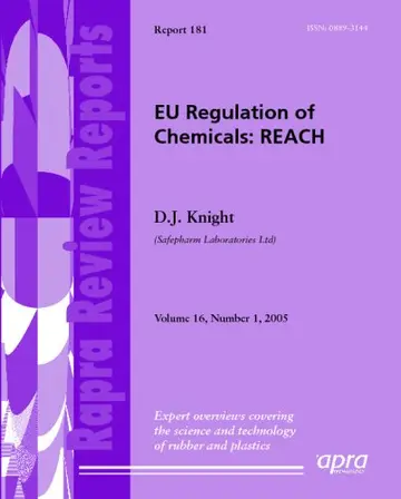 Cover of EU Regulation of Chemicals
