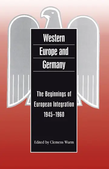 Cover of Western Europe and Germany