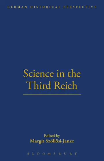 Cover of Science in the Third Reich