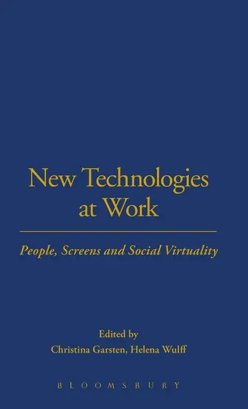 Cover of New Technologies at Work