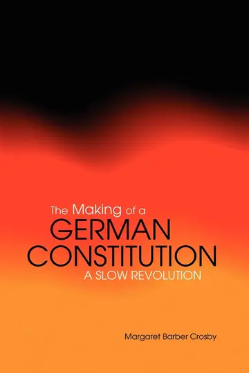 Cover of The Making of a German Constitution