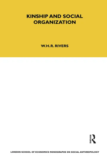 Cover of Kinship and Social Organisation
