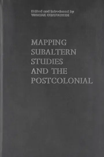 Cover of Mapping Subaltern Studies and the Postcolonial