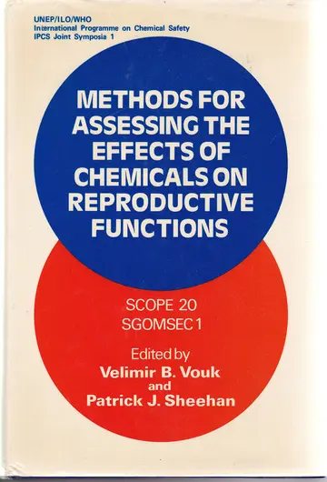 Cover of Vouk Methods for Assessing the Effects of Chemical S On∗reproductive∗ Funct