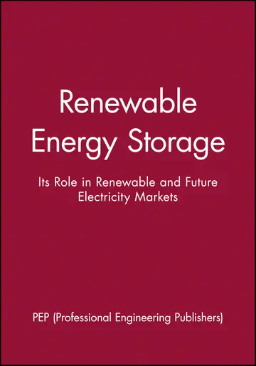 Cover of Renewable Energy Storage