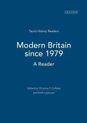Cover of Modern Britain since 1979