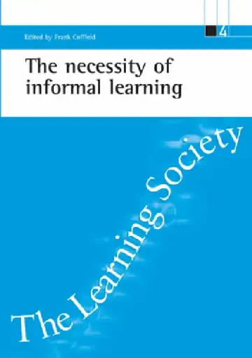 Cover of The Necessity of Informal Learning