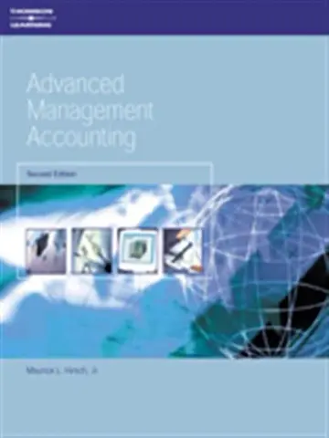 Cover of Advanced Management Accounting
