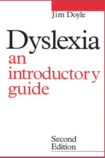 Cover of Dyslexia