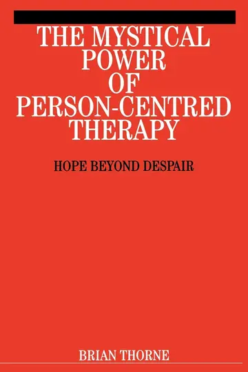 Cover of The Mystical Power of Person-Centred Therapy