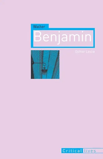Cover of Walter Benjamin