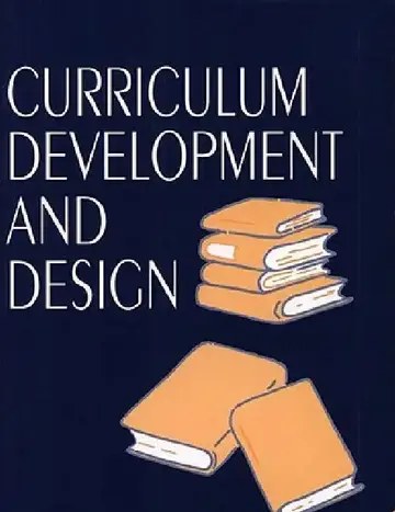 Cover of Curriculum Development and Design