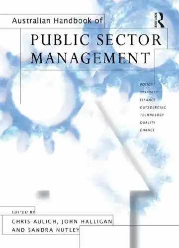 Cover of Australian Handbook of Public Sector Management