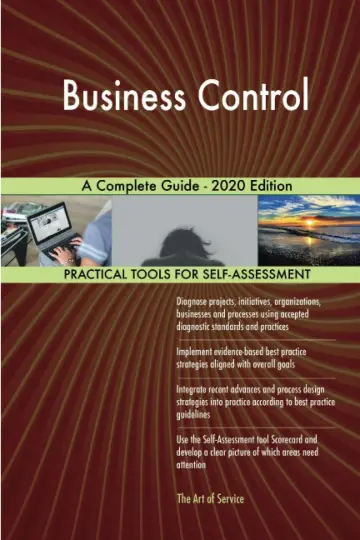 Cover of Business Control A Complete Guide - 2020 Edition