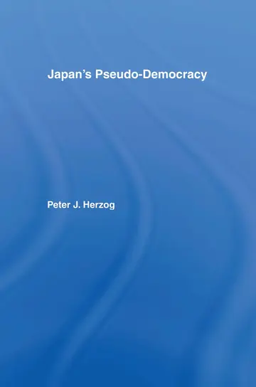 Cover of Japan's Pseudo-democracy