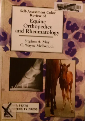 Cover of Self-Assessment Colour Review of Equine Orthopaedics and Rheumatology