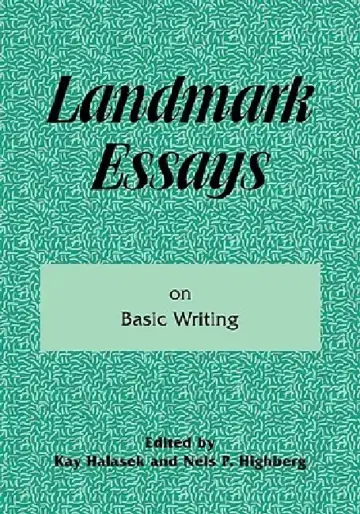 Cover of Landmark Essays on Basic Writing