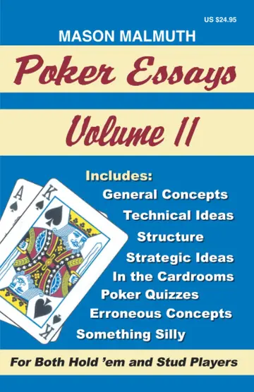 Cover of Poker Essays, Volume II