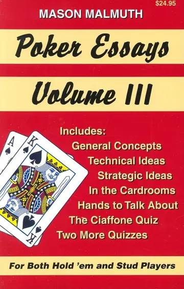 Cover of Poker Essays