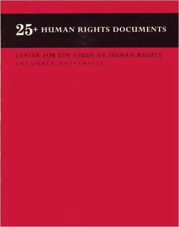 Cover of 25+ Human Rights Documents