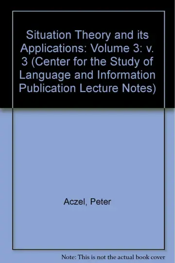 Cover of Situation Theory and its Applications