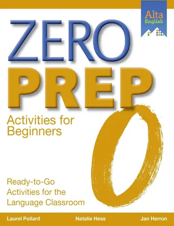 Cover of Zero Prep Activities for Beginners